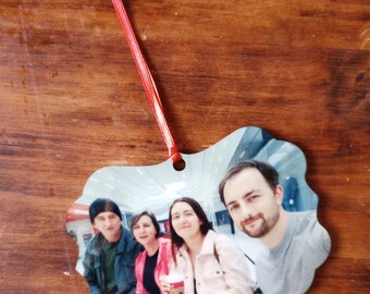 Custom Photo Christmas Ornament | Family | Christmas Cards | Gift