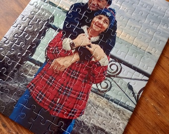 Custom Picture Jigsaw Puzzle | Mother's Day-Father's day Gift | Graduation | Personalized Photo Gift | Family Photo
