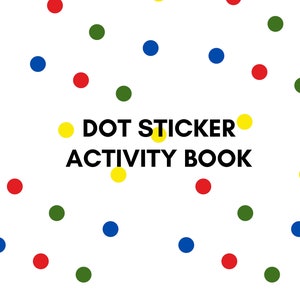 Dot Sticker Activity Booklet - For Beginners