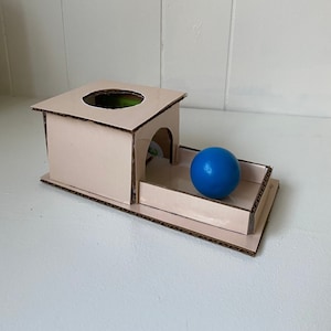 Printable Object Permanence Box - Print & Build Your Own Box with Cardboard