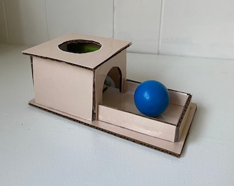 Printable Object Permanence Box - Print & Build Your Own Box with Cardboard