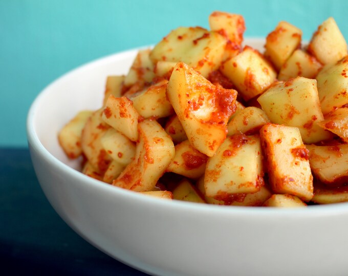 Korean Kimchi 김치 Papaya Kimchi Best for Digestion & Gut Etsy