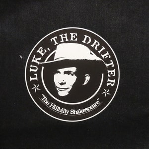 Hank Williams, Luke the Drifter // country punk patch
