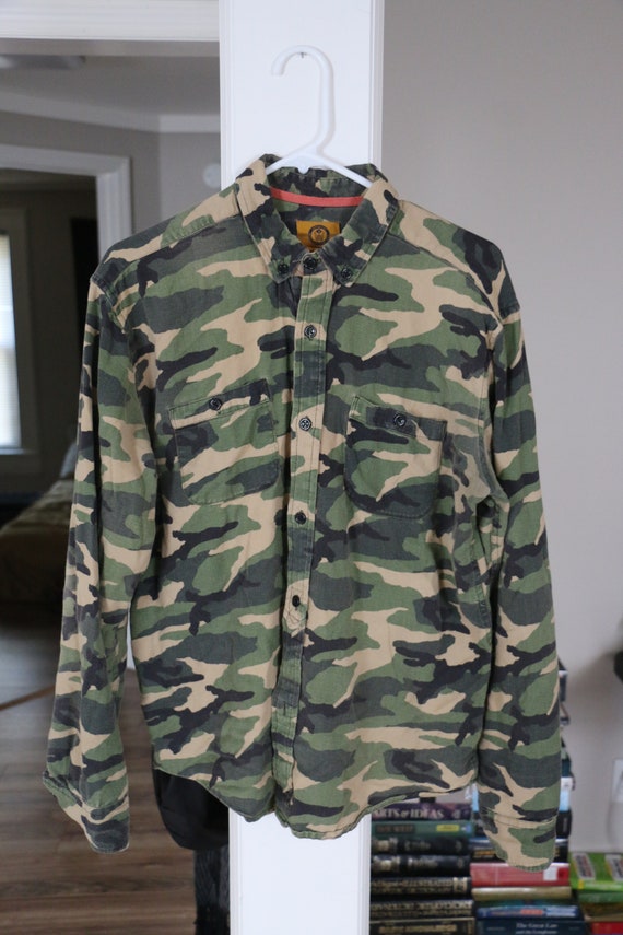 My Favorite Shirt // Camo All-Over-Print Button-U… - image 4