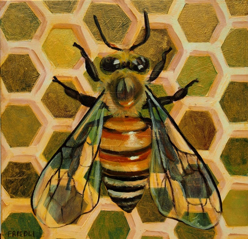 Golden Honeybee image 1