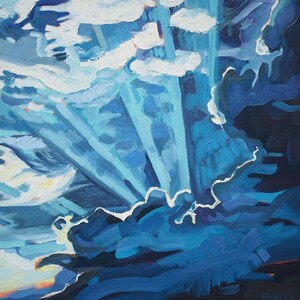 Blue Sunbeams