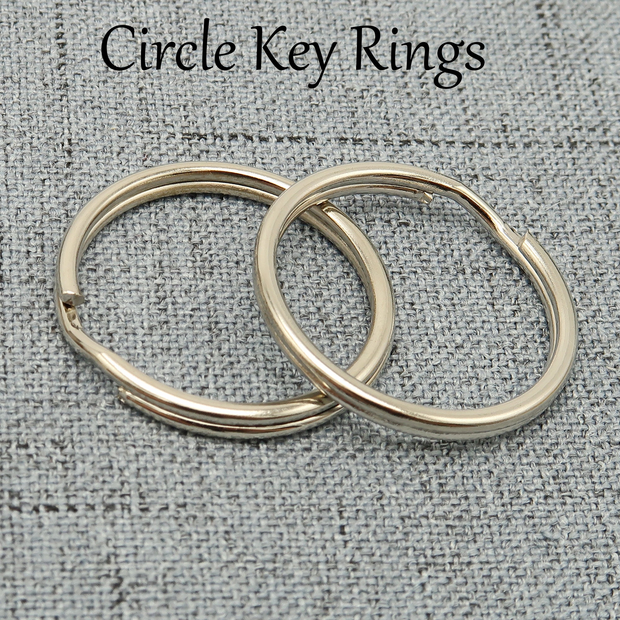 50 pcs x Bulk Wholesale Key Rings 1'' Circle Keyring Etsy