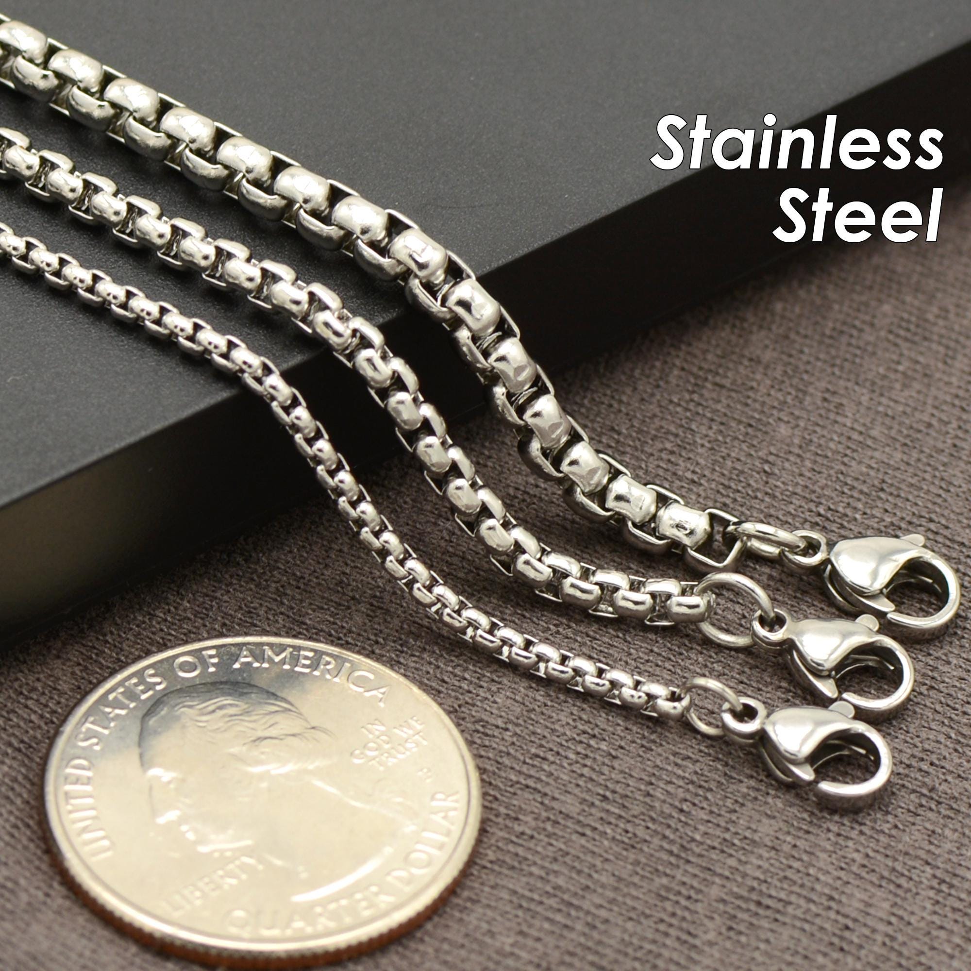 men's stainless steel necklace