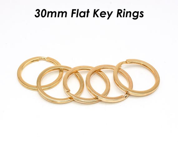 30mm Circle Key Rings Split Rings, Bulk Wholesale Keyrings