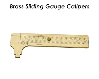 Brass Sliding Gauge Caliper Millimeter Bead Measuring Tools, Slide Guge, Slide Callipers