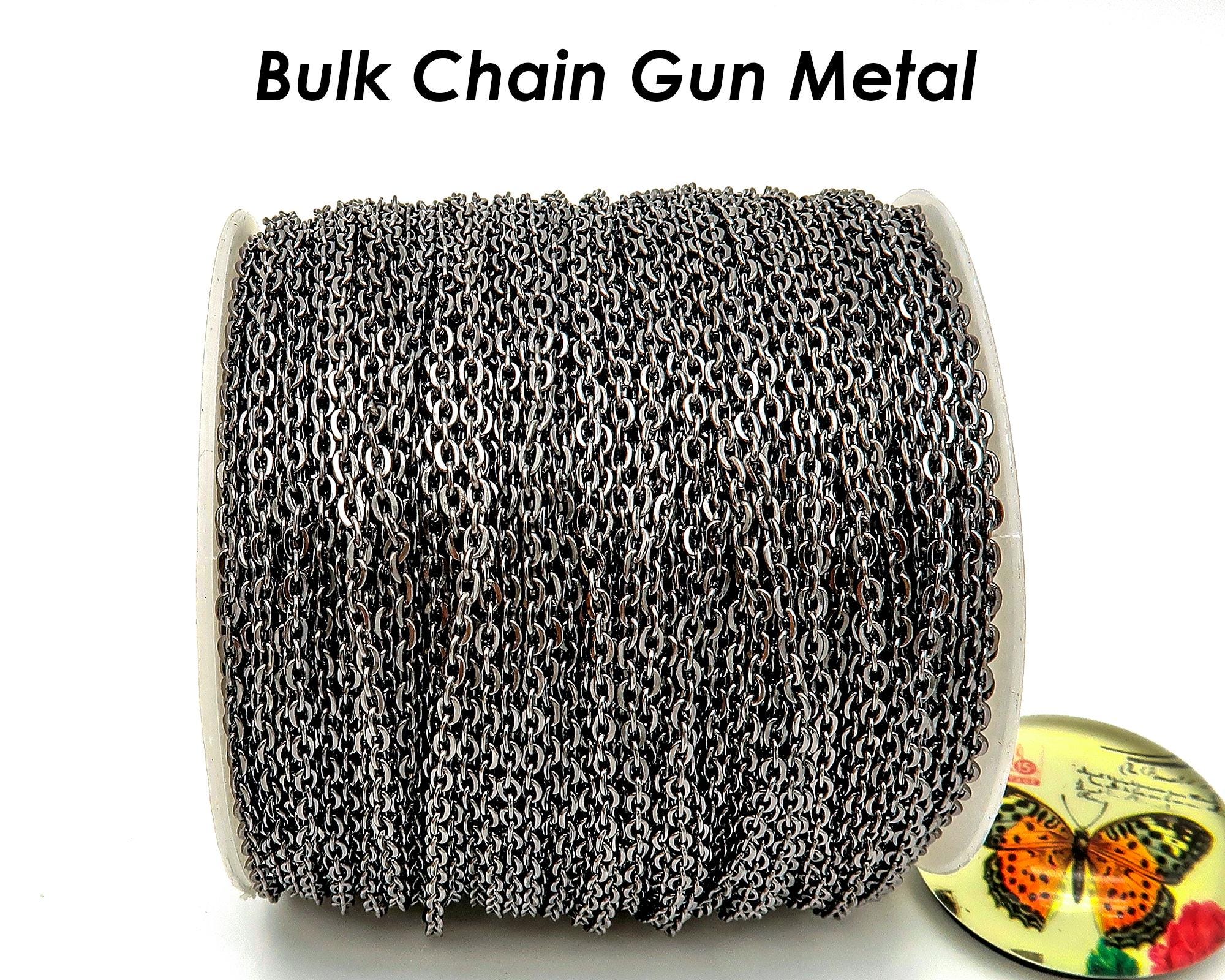 30 Feet X Bulk Chain for Jewelry Making, Silver Gold Bronze Copper ...