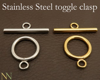 Stainless Steel Toggle Clasp Gold Silver Wholesale Jewelry Findings Toggle Clasps for Necklace or Bracelet Making