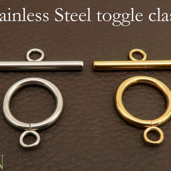 Fermoir à bascule en acier inoxydable or argent vente en gros de bijoux fermoirs à bascule pour la fabrication de colliers ou de bracelets