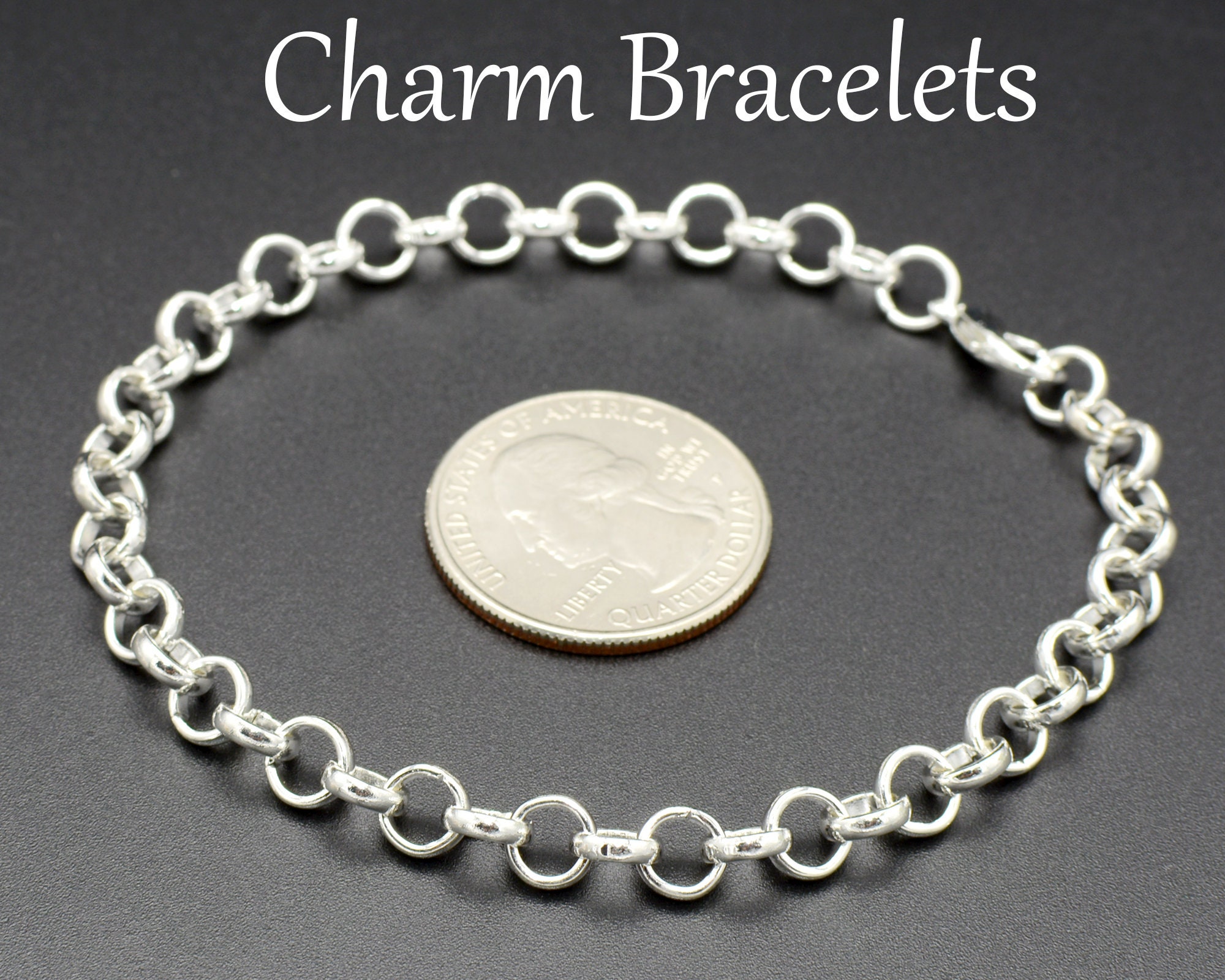 5/50 Pcs Charm Bracelets for Women Girls, Bulk Wholesale 8