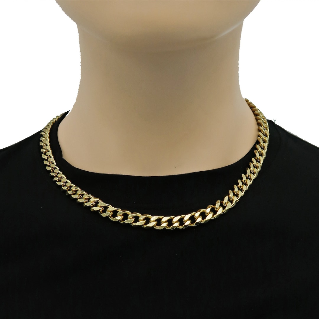アクセサリー HENSON CURB LINK NECKLACE (Medium) 8mm Cuban Link Necklace,big Heavy Twist Beleved Curb Chain Choker