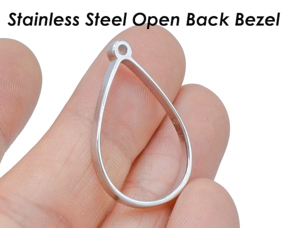 Open back bezel for resin online