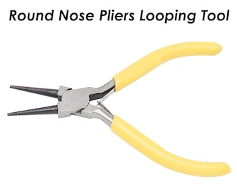 Round Nose Pliers, Wire Looping Pliers, Bail Making Pliers, Wire Jewelry Making Tool, Beading Tools, Wire Looping Tool for Jewelry Making
