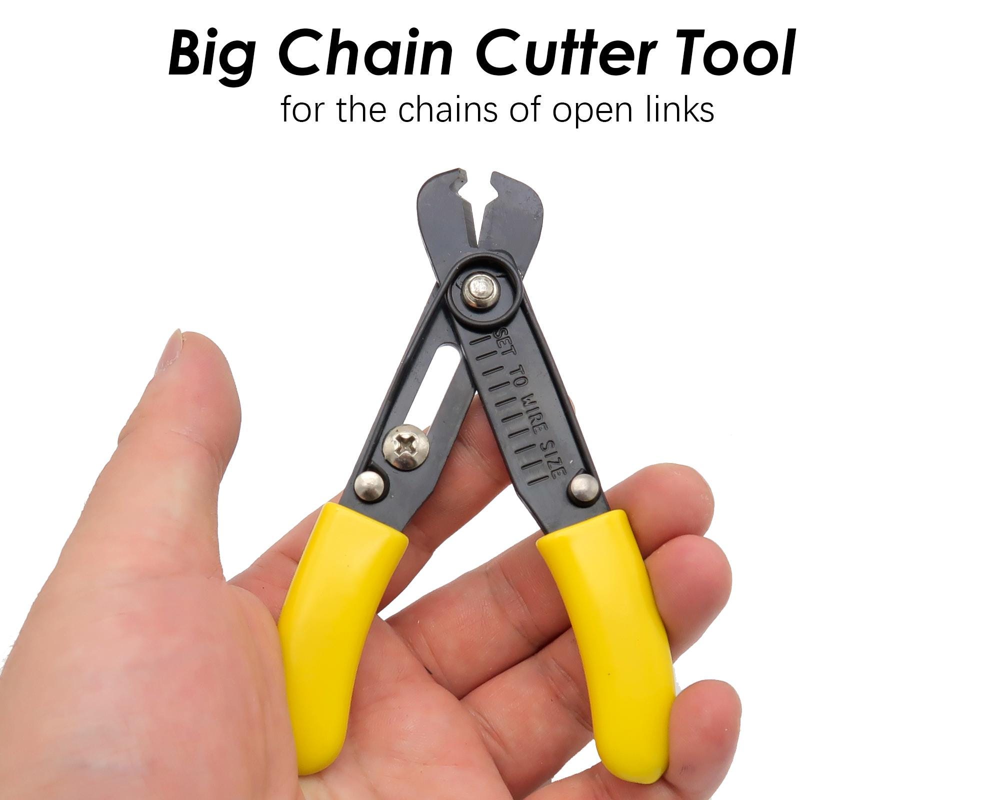 Chain Cutter Plier Wire Cutting Pliers DIY Jewelry Making Tool EASY to Open Chain Links Big Chain Cutter for the Chains of Open Links Etsy UK