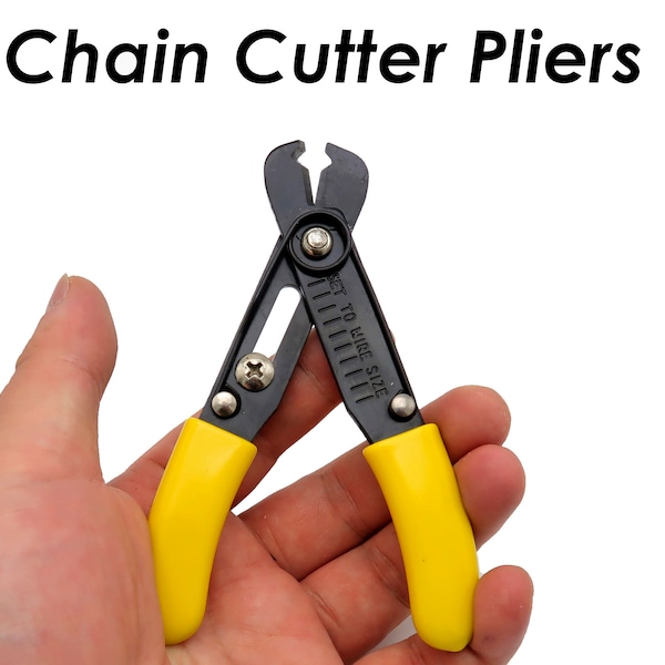 Chain Cutter Plier, Wire Cutting Pliers, Handmade Jewelry Making Tools EASY to Open Chain Links