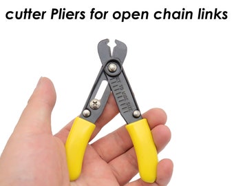 Chain Cutter Plier, Wire Cutting Pliers, DIY Jewelry Making Tool EASY to Open Chain Links