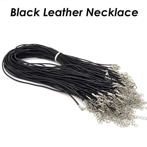 Leather necklace cheap cord bulk