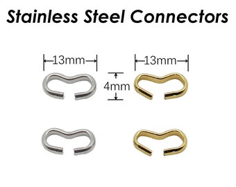 3 connecteurs en forme d'argent d'or pour la fabrication de bijoux, résultats de connecteurs de fermoir à boucle pour collier ou bracelet