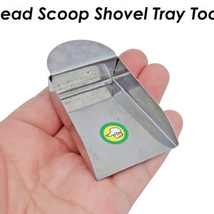 Mini Bead Shovel, Bead Scoop, Gem Scoop Shovel Tray, Jewelry Tools for Sorting Beads, Pearls, Gems Shovel
