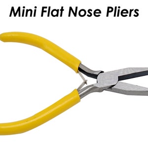 Flat Nose Plier, Jewelry Pliers, Flatten Tool for Jewelry Making, Handmade Jewelry Tools