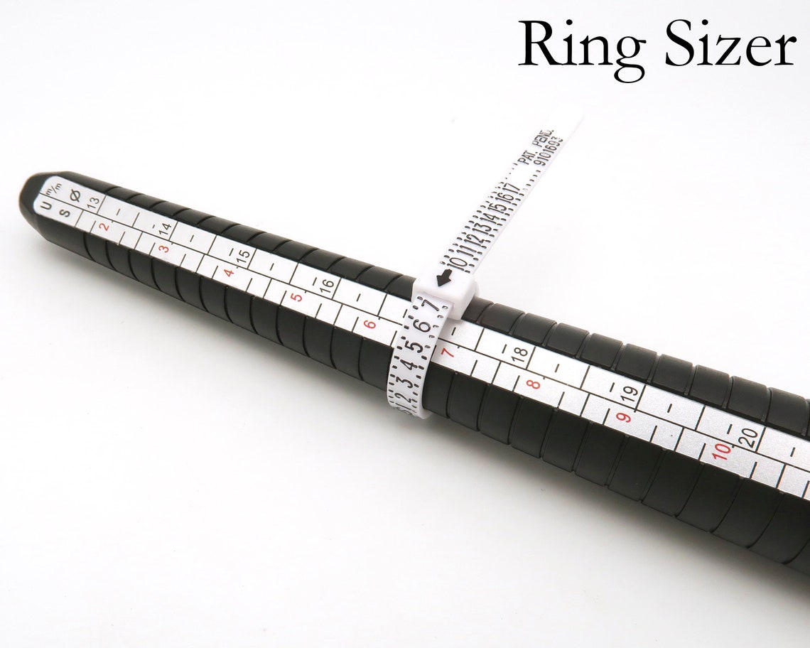 Finger Gauge Ring Sizer Measuring Sizes Jewelry Tool, Ring Sizer ...