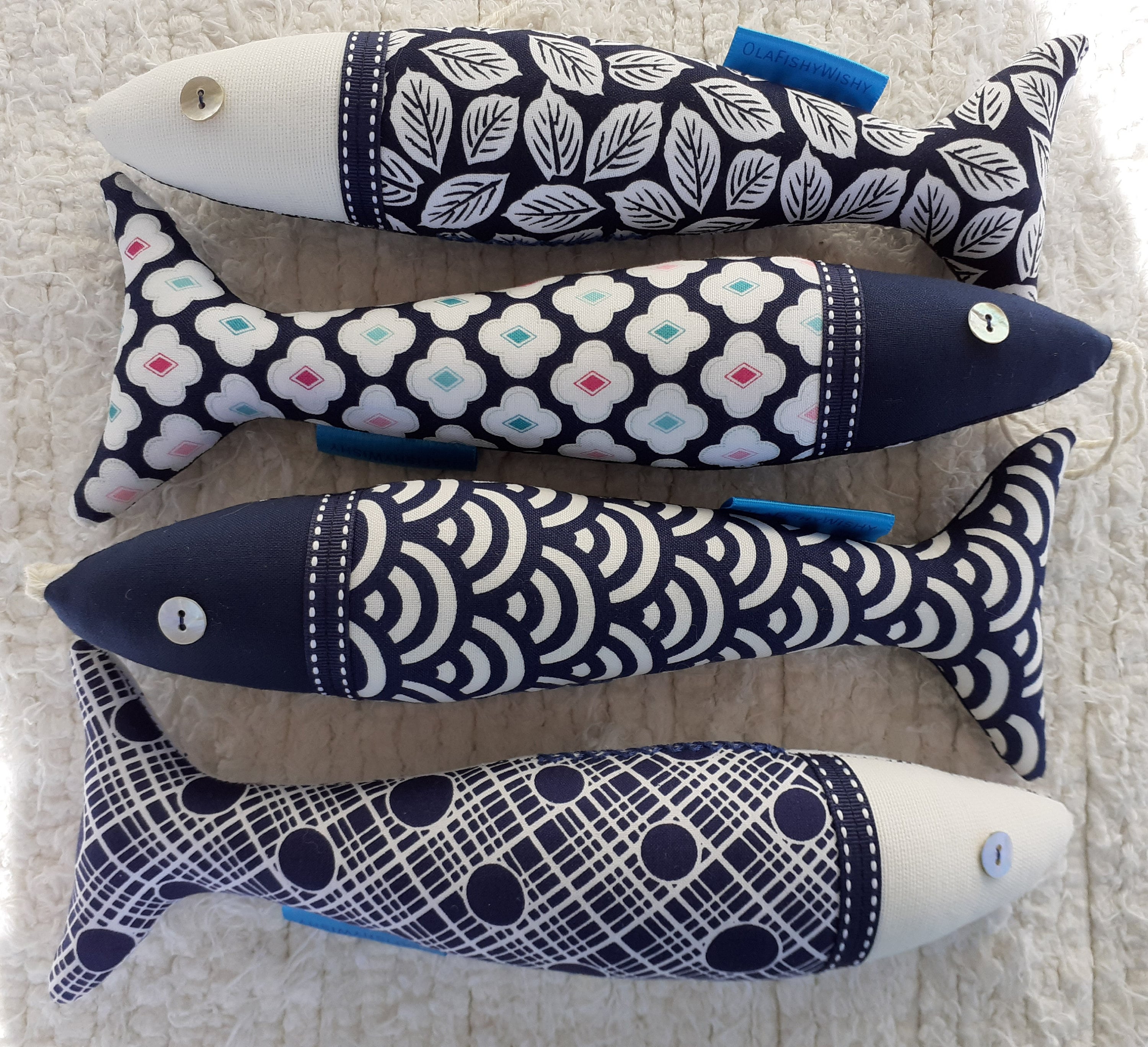 Stuffed Fabric Fish 