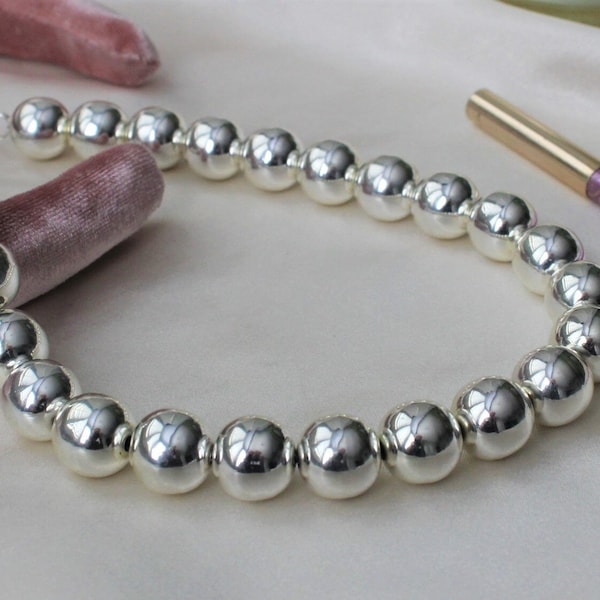 Chunky Brown Bead Necklace