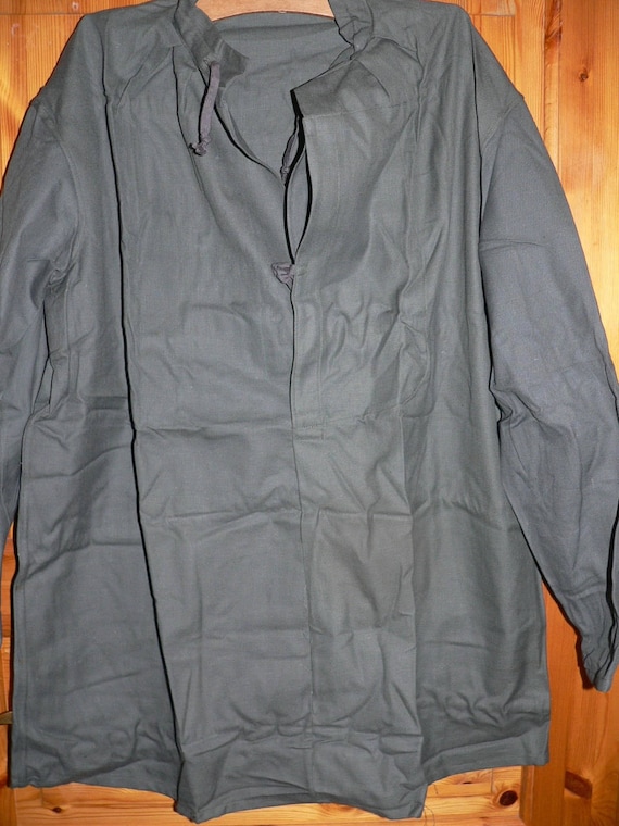 Swiss army 1940s cavalry work shirt NOS Size XL