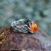 Amber Ring 'May' | Antique rings | Rings for women | Amber jewelry | Sterling silver ring |  Boho jewelry | Bohemian ring |  Engagement ring 