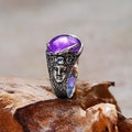 Amethyst ring "Aurora" | Statement ring | Roman ring | Bohemian ring | Gemstone ring | Vintage ring | Statement ring | Amethyst ring vintage product logo