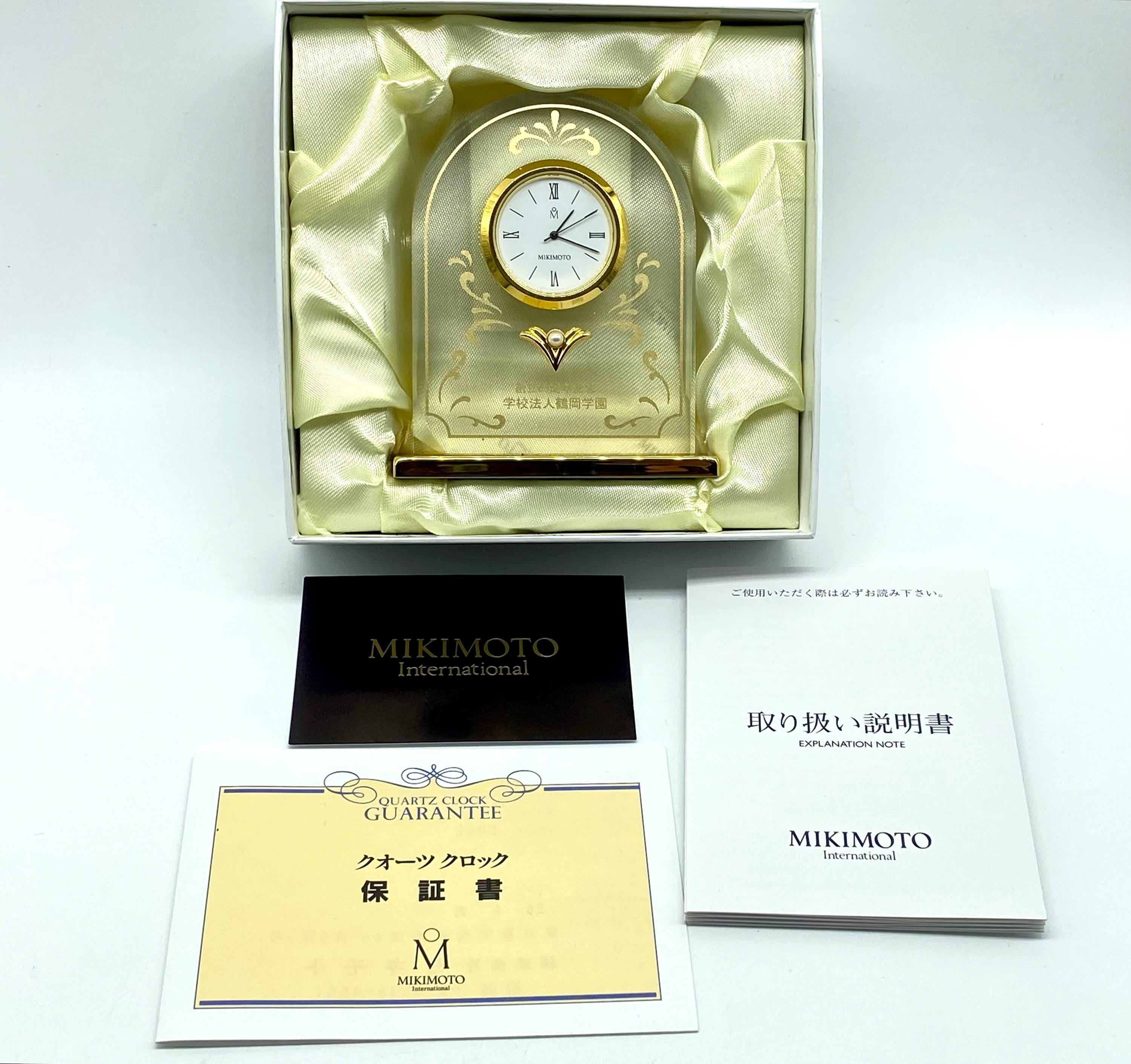 MIKIMOTO/置時計（クウォーツクロック） Mikimotoのクオーツクロック