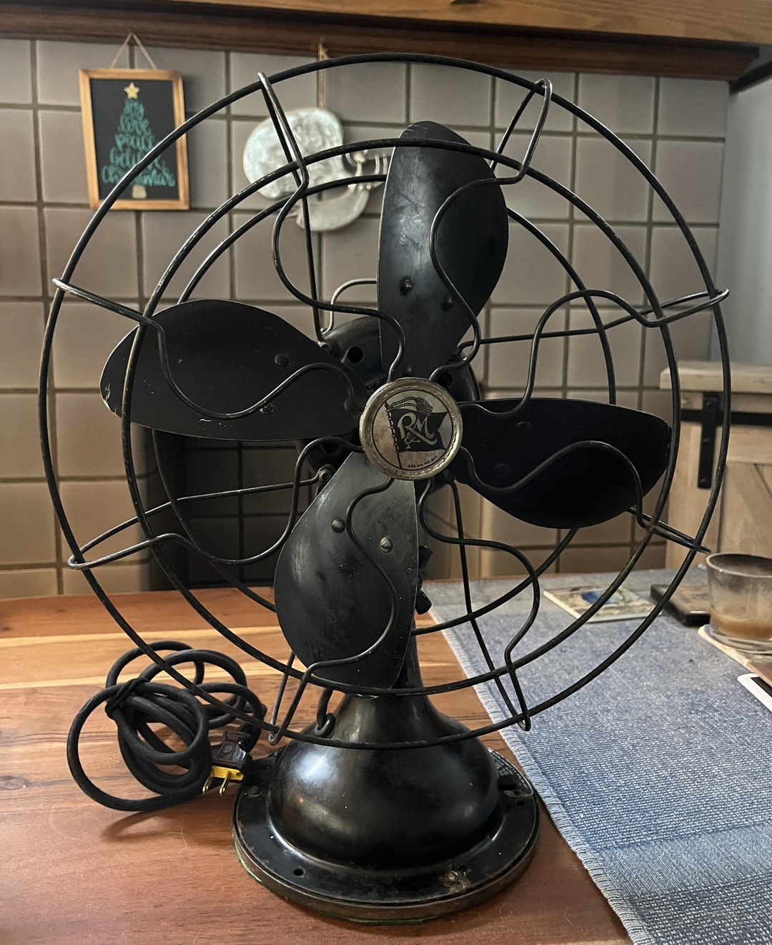 Antique Robbins & Myers Electric Fan Etsy