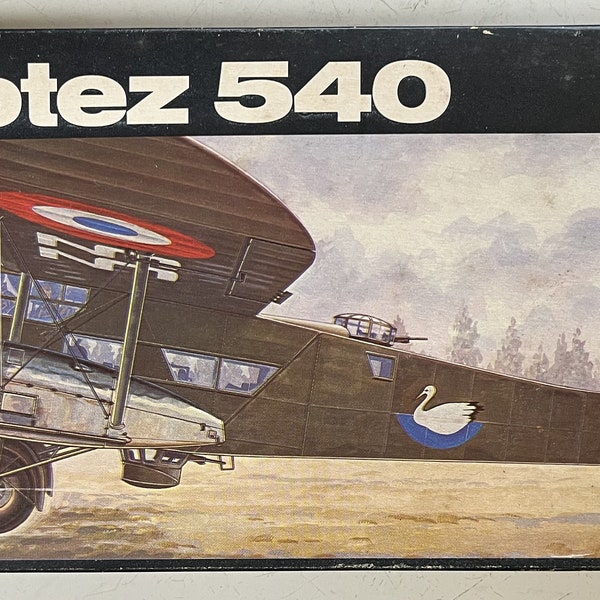 Heller 1/72 scale plastic model kit of the Potez 540 Recon Bomber.