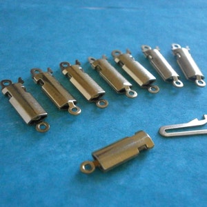1 pc Gold Fish Hook Clasp 19mm Gold Plate Rectangle Safety Clasp Single Strand Pearl Clasp Chain Closure