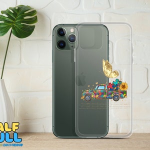 AUTISM PHONE Case, Autism Awareness Flexi Case, Gift for Autism Mom, Gift for Autism Dad,Puzzle Phone Case, Clear Case for iPhone®