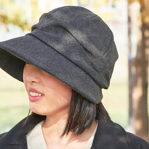 Womens Newsboy Winter Hat Organic 