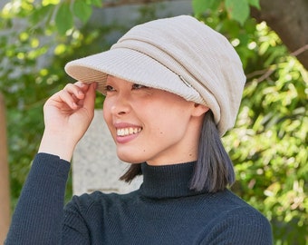 Organic Cotton, Bohemian Findings, Sun Visor, Wide Brim Hat, Sun Hat Womens, Newsboy Hat, Mothers Day Gift, Korean Fashion, Chemo Headwear