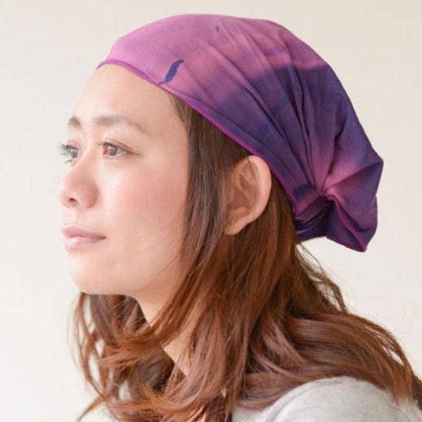 circunstancias especiales】Diseñado en la cubierta de accesorios de pelo unisex Japón Tie Dye Head Band viscosa Bandana  th-mba