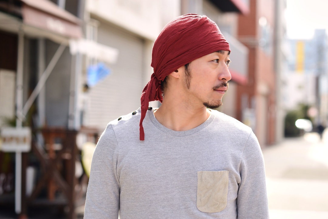 Burgundy bandana slippers store