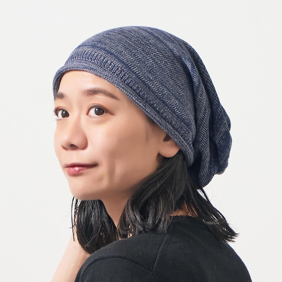 100% Organic Cotton Slouchy Beanie, Lightweight Chemo  display picture 1