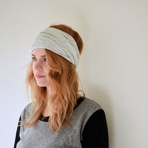 Organic Headband Neck Warmer 100% Cotton Hair Band Accessory MADE In JAPAN Head Band Beanie Hat Sensitive Skin All Season Breathable Unisex image 5