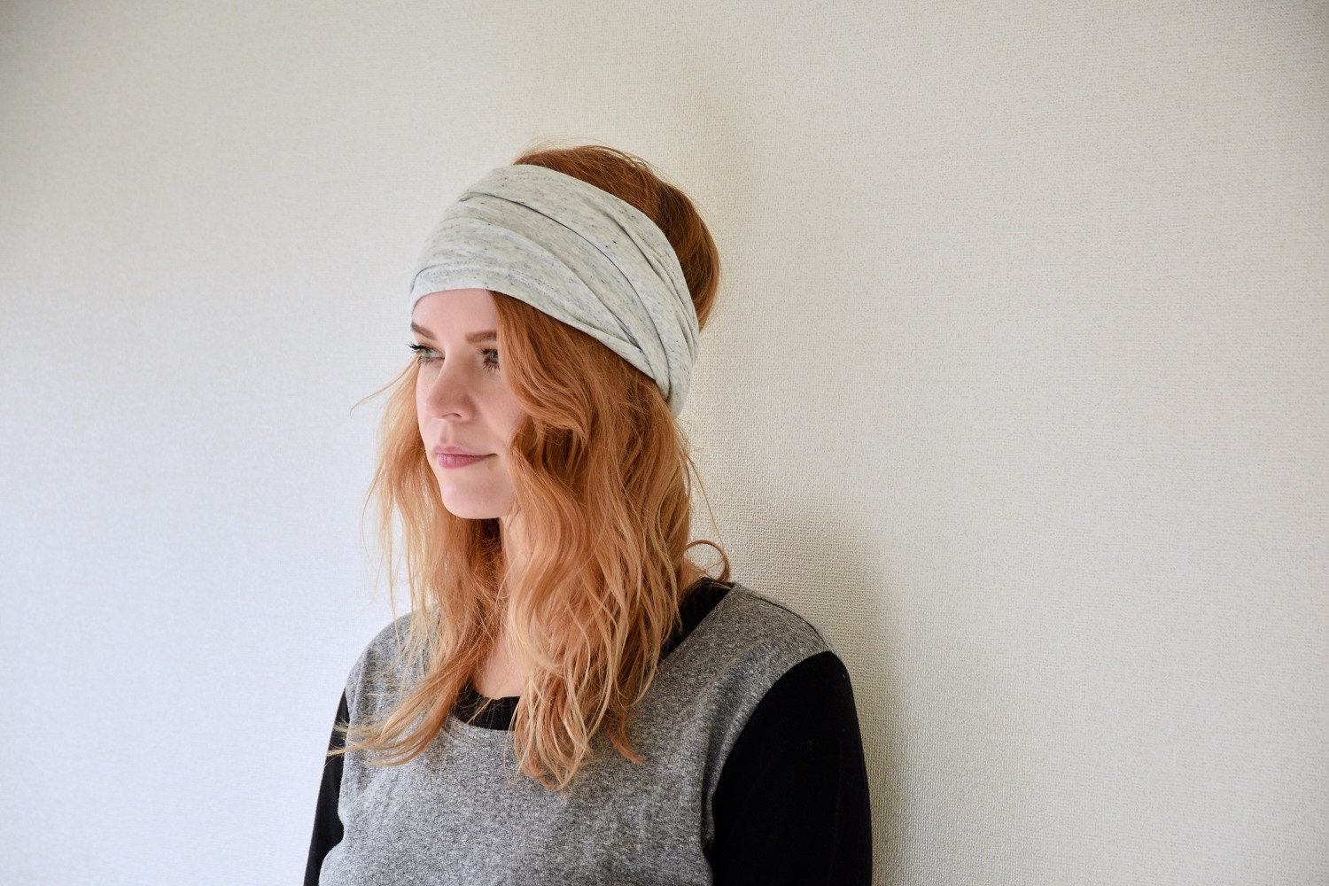 Cat Ear Beanie for Women Trendy Striped Knitted Crochet Hat