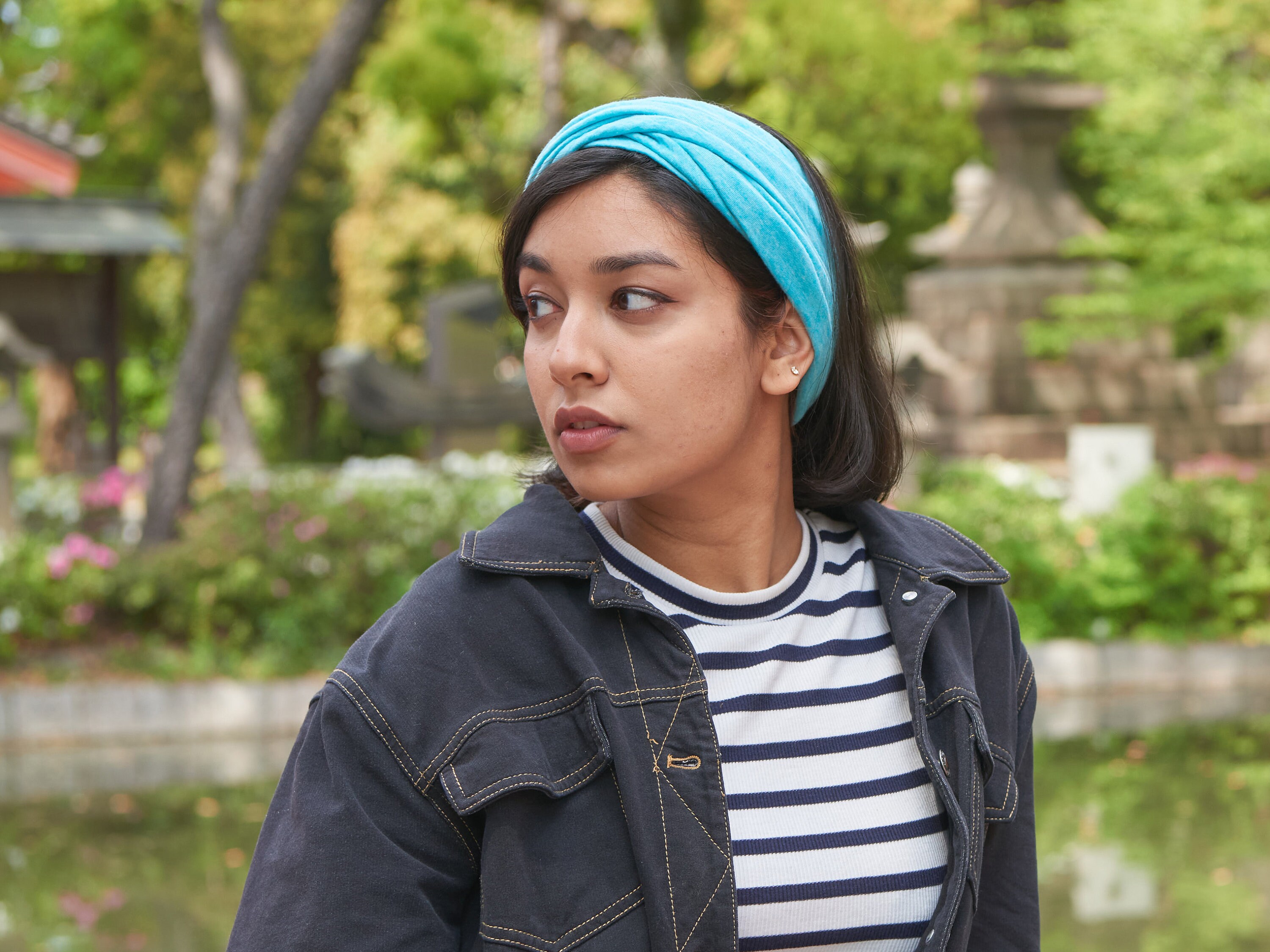 Organic Headband Neck Warmer 100% Cotton Hair Band Accessory
