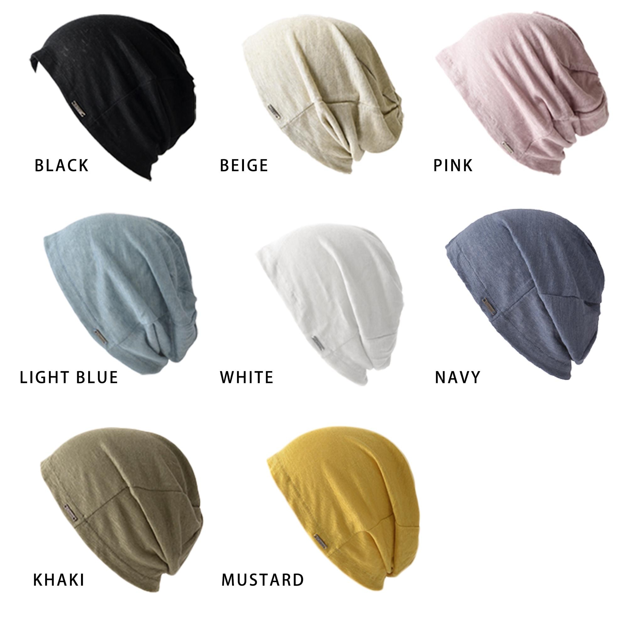 帽子 Soor Ploom Beanie linen Summer Beanie for Women & Men, Womens 100% Linen Slouchy