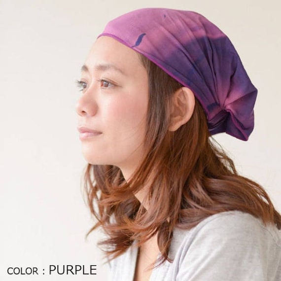 Mens Elastic Running Bandana Headband - Womens Japanese Long Hair Head Wrap