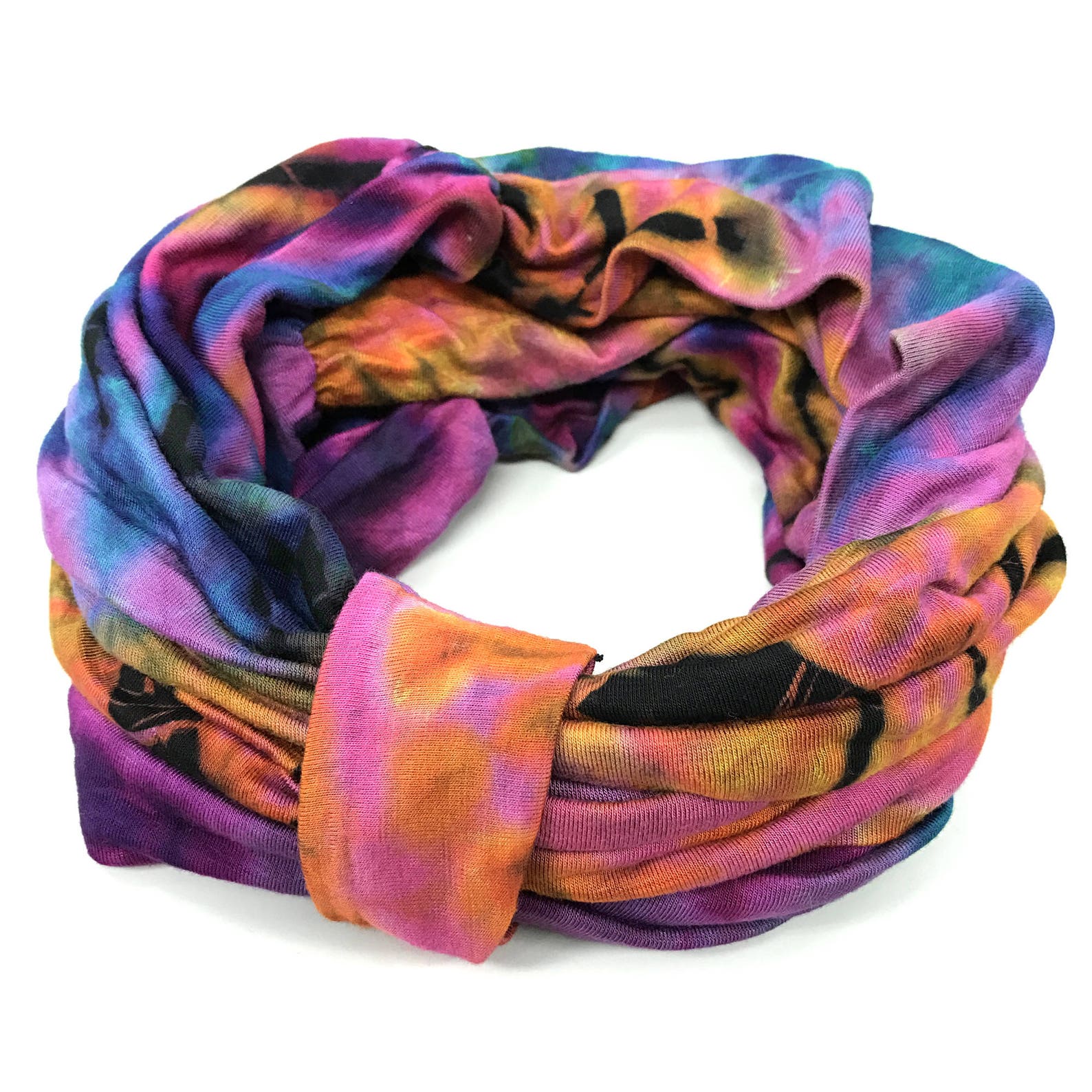 Tie Dye Headband Warm Winter Bandana Hippie Boho Headband Etsy